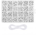 OsoFun 1620 Pieces A-Z Letter Beads