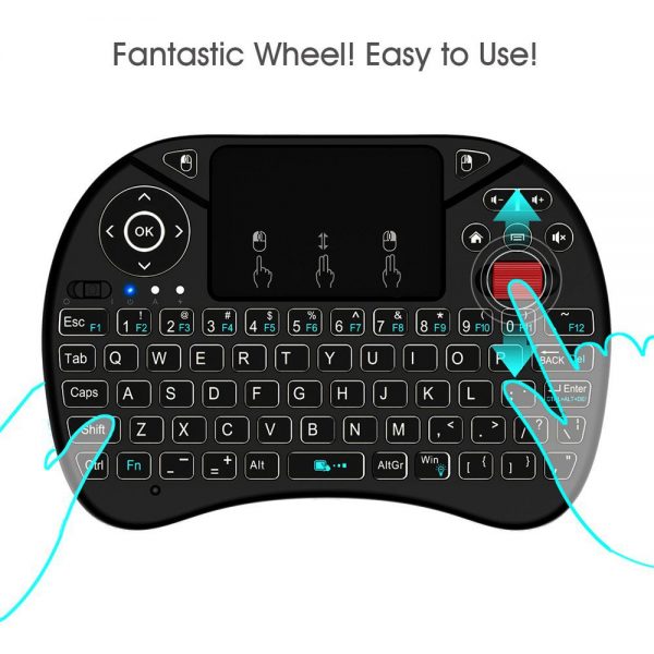 Wireless Keyboard, Android Box Remote Keyboard, Touchpad Mini InewTeck