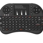 Mini Wireless Touch Keyboard, Handheld Remote, LED Backlit