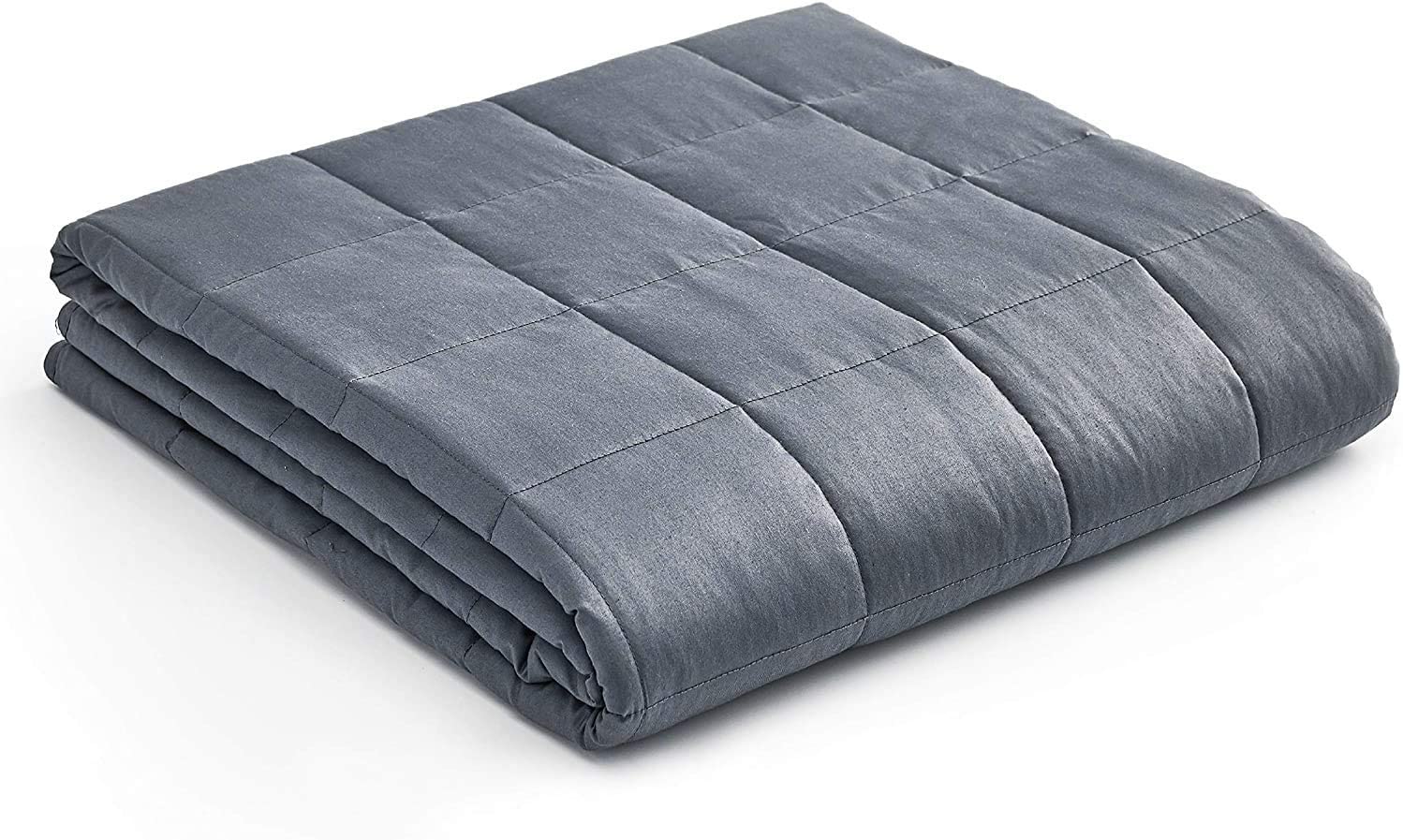 Weighted Blanket 10 lbs. for Kids Weigh Around 90lbs, 41''x60'', Gray