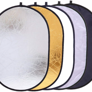 5 in 1 Multi Disc Photography Studio Oval Reflector 24x35