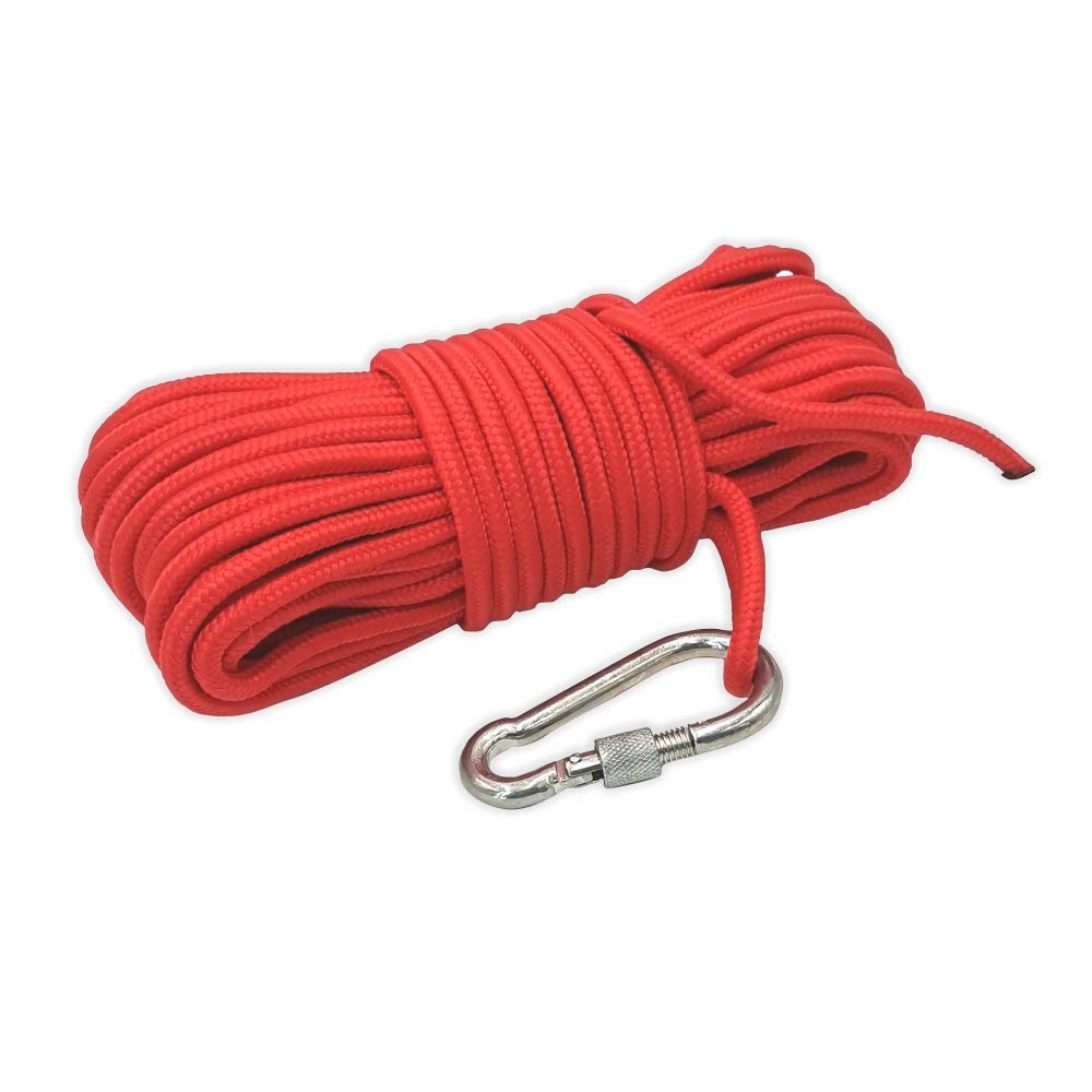 750LBS Pulling Force Rare Earth Magnet 3.54 Magnet + 65.6FT Rope+Carabiner+Blue Case 90mm Super Strong Neodymium Fishing Magnets Diameter 3.54 Magnetic Fishing and Retrieving in River