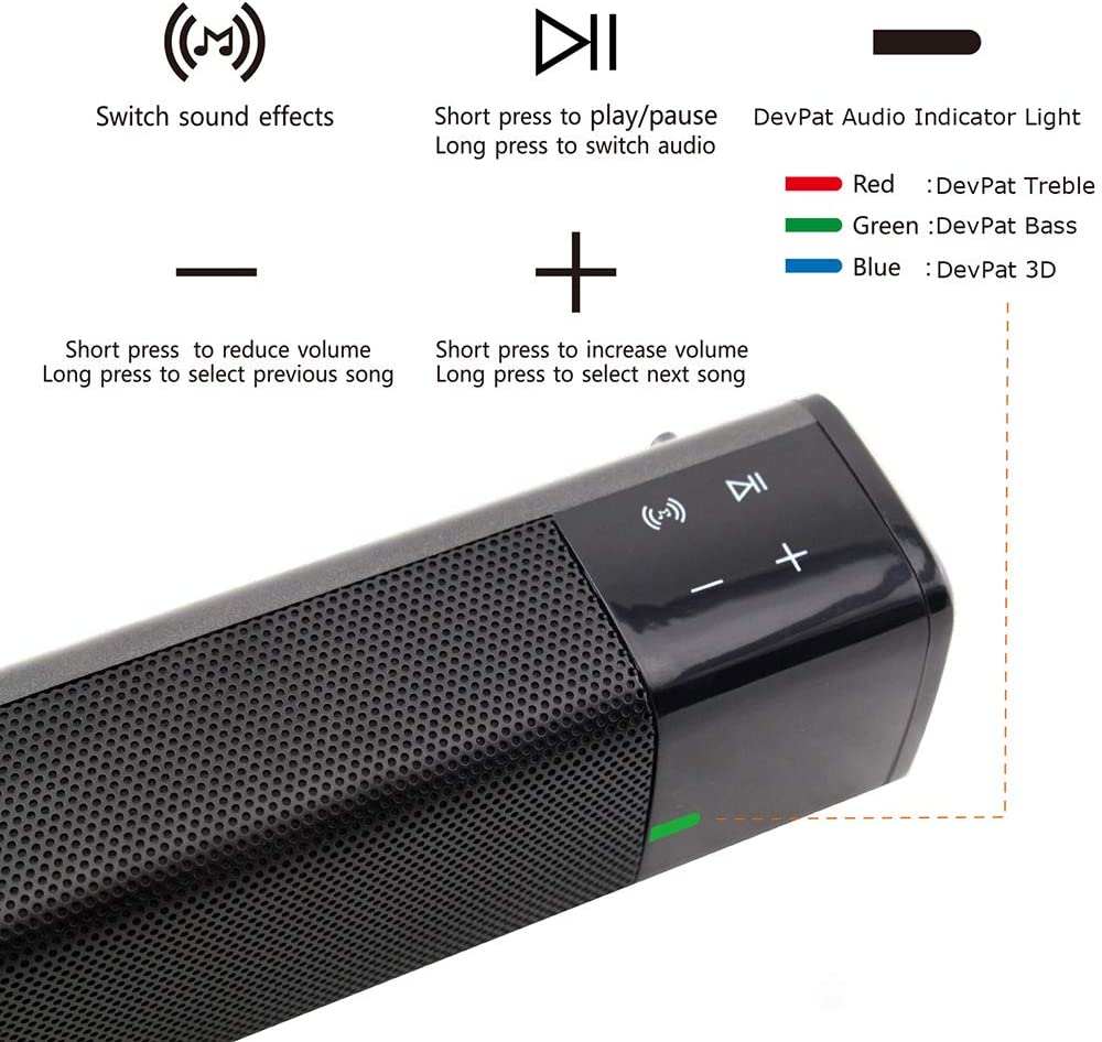 Bluetooth speaker with built-in subwoofer - SL 1000