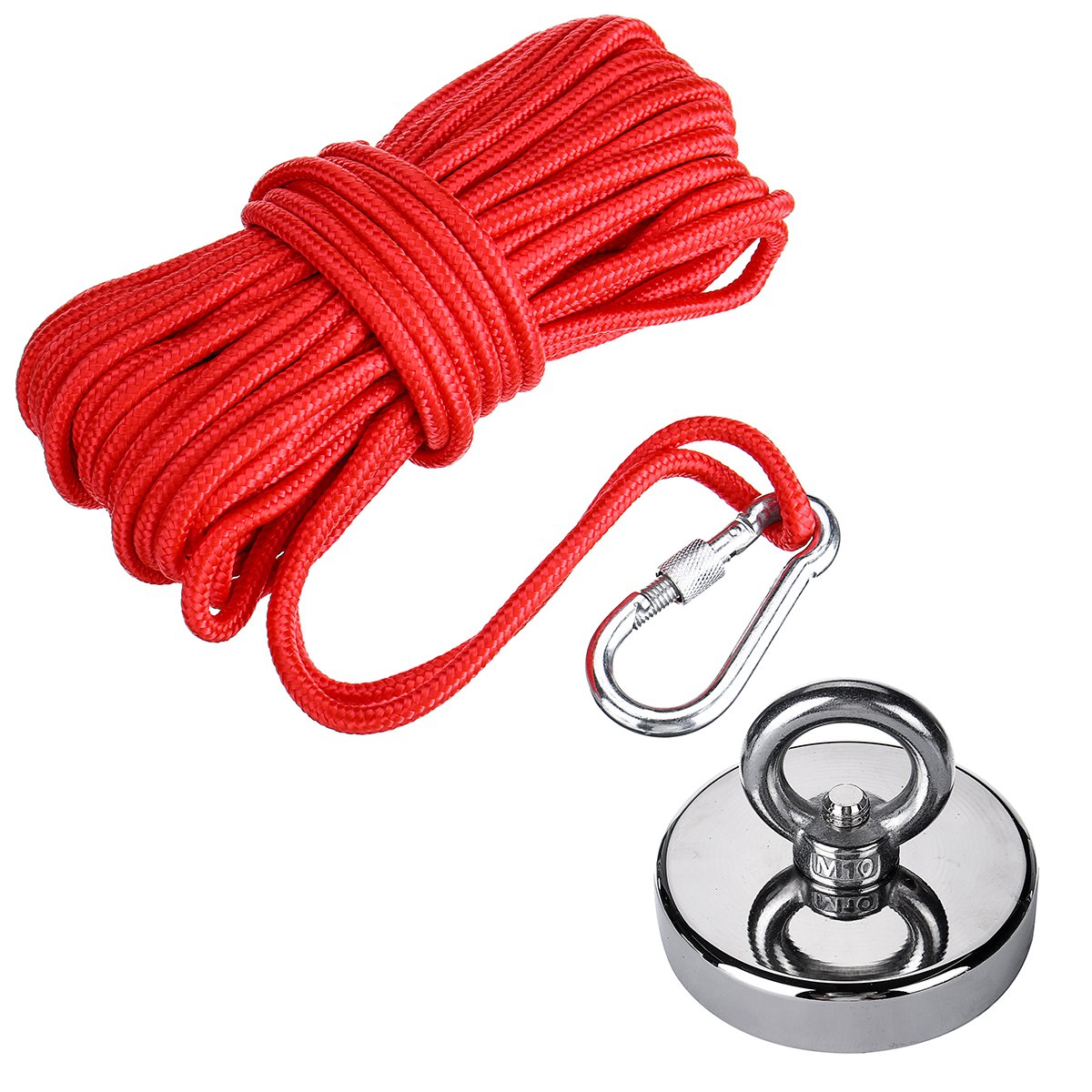 D80mm magnet(250kg) with rope + box