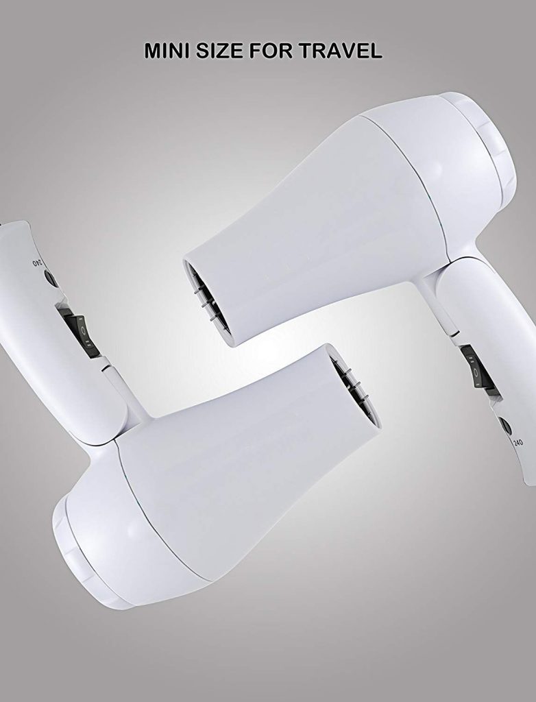 Conair 1875W Travel Hair Dryer With Smart Voltage & Folding Handle - View #6