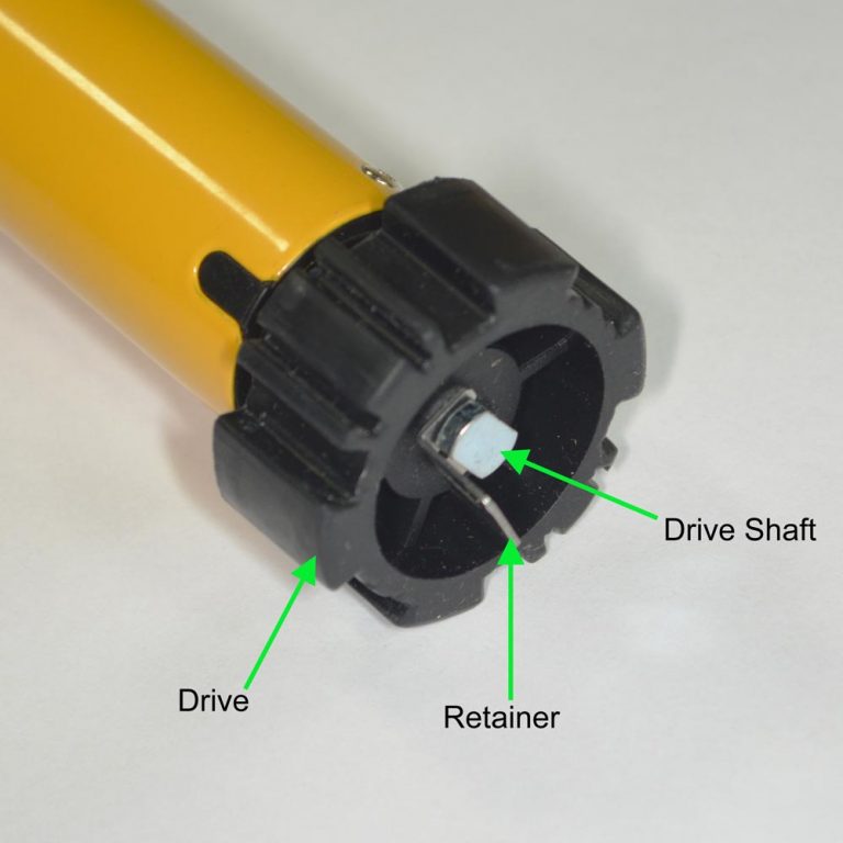 AM25 Series Motorized Window Shades Builtin Battery Tubular Motor (2