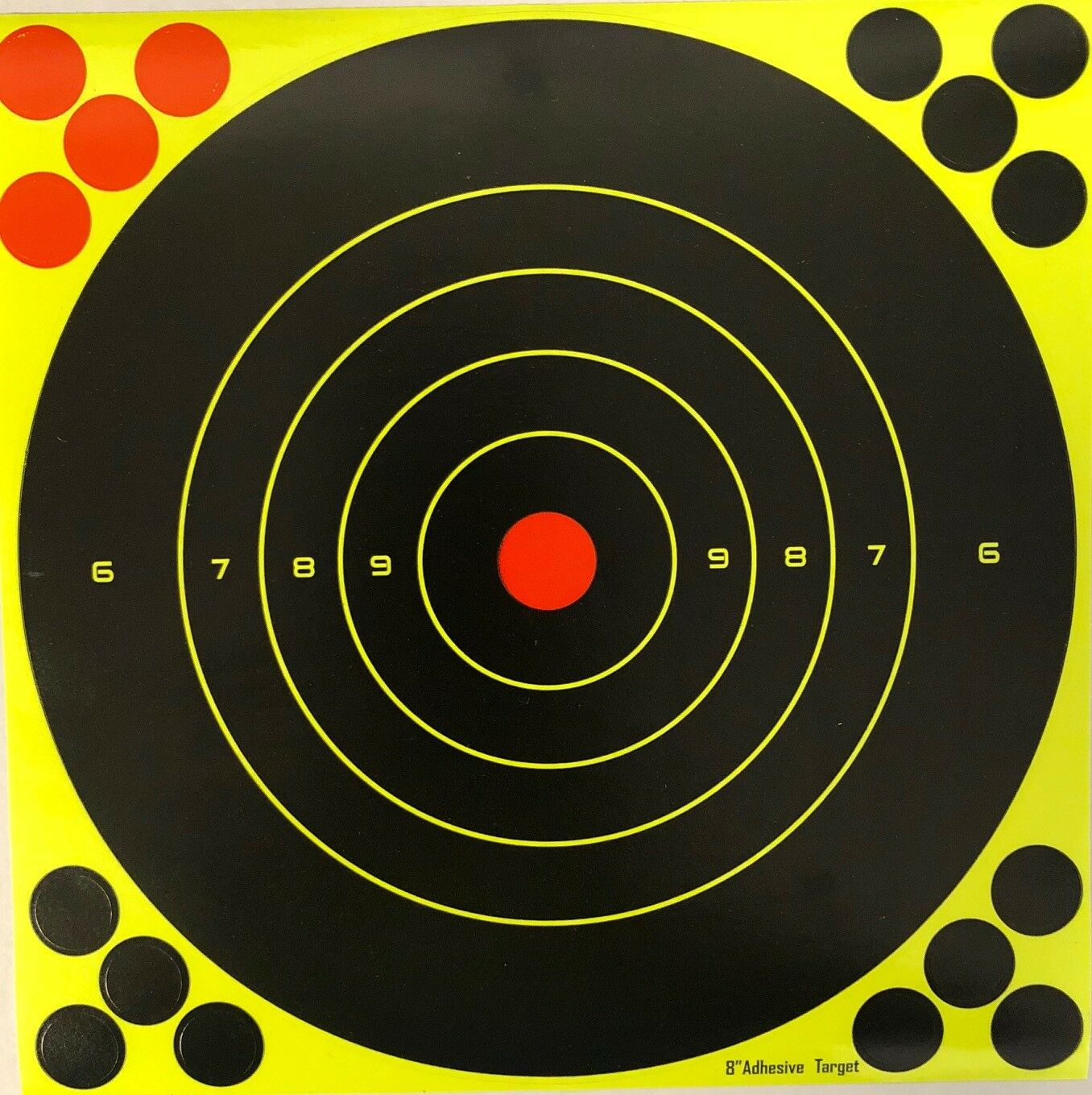 Eazy- C-Targets 25 PK Shooting Splatter Targets 8 inch Stick & Splatter  Adhesive Silhouette