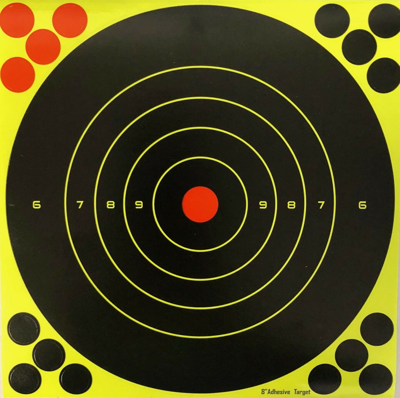 Eazy- C-Targets 25 PK Shooting Splatter Targets 8 inch Stick & Splatter  Adhesive Silhouette