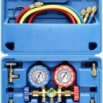 3 Way AC Diagnostic Manifold Gauge Set for Freon Charging, Fits R134A R12 R22 and R502 Refrigerants