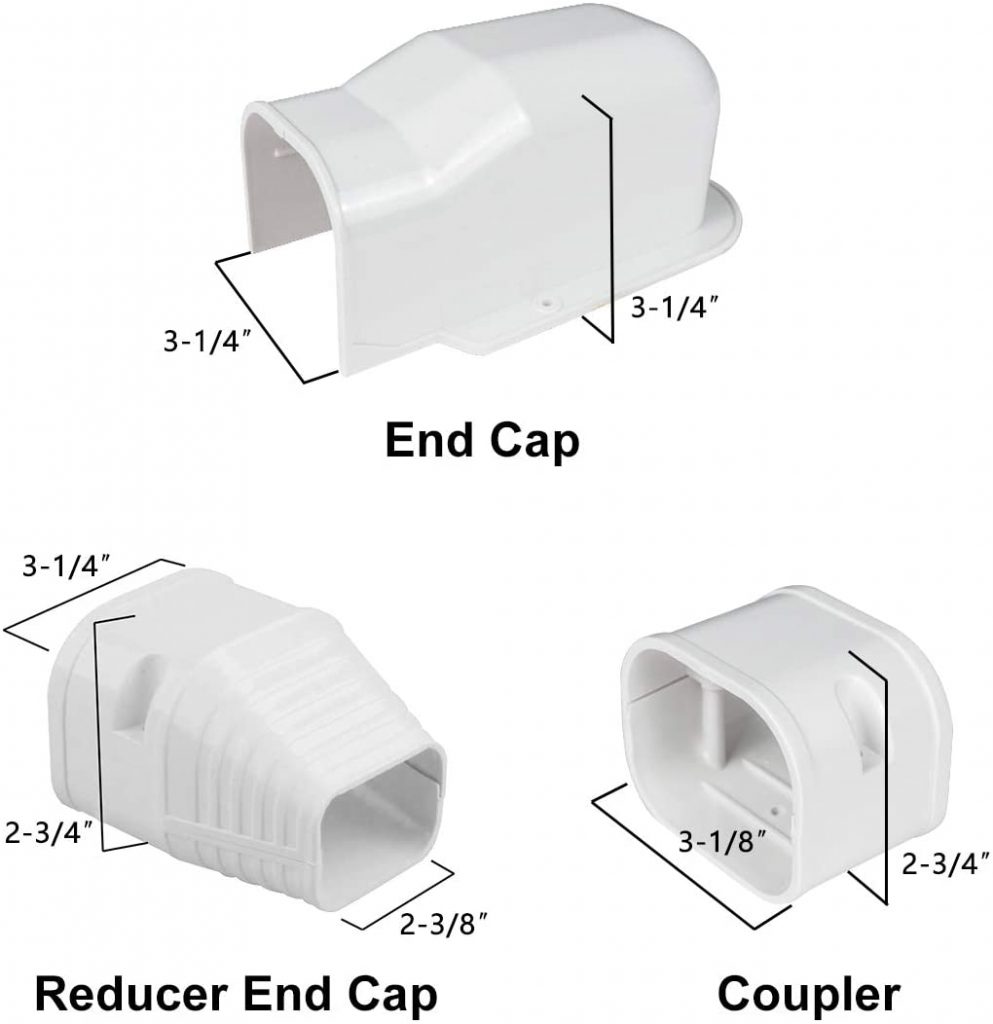 AC Line Set Cover Kit (3inch 7.5ft) InewTeck