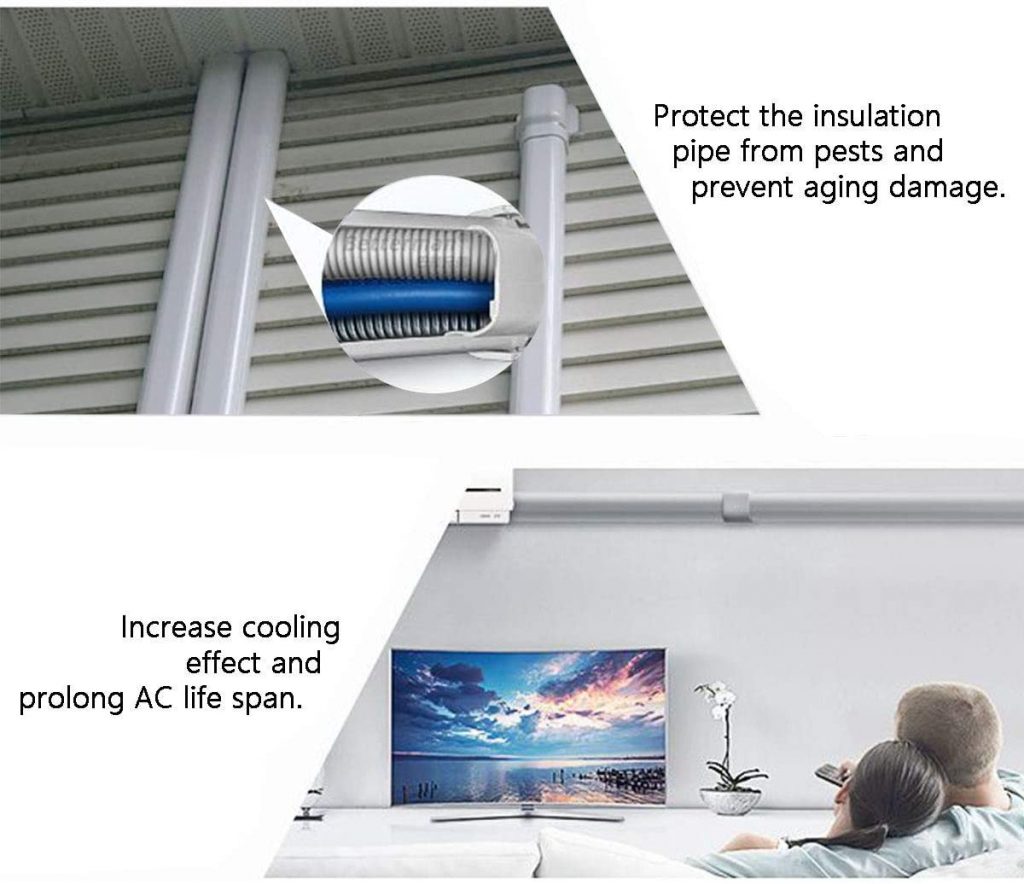 AC Line Set Cover Kit (3inch 7.5ft) InewTeck