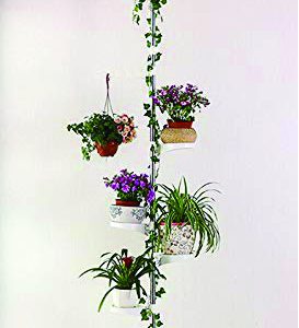 7-Layer Tension Pole Plant Stand