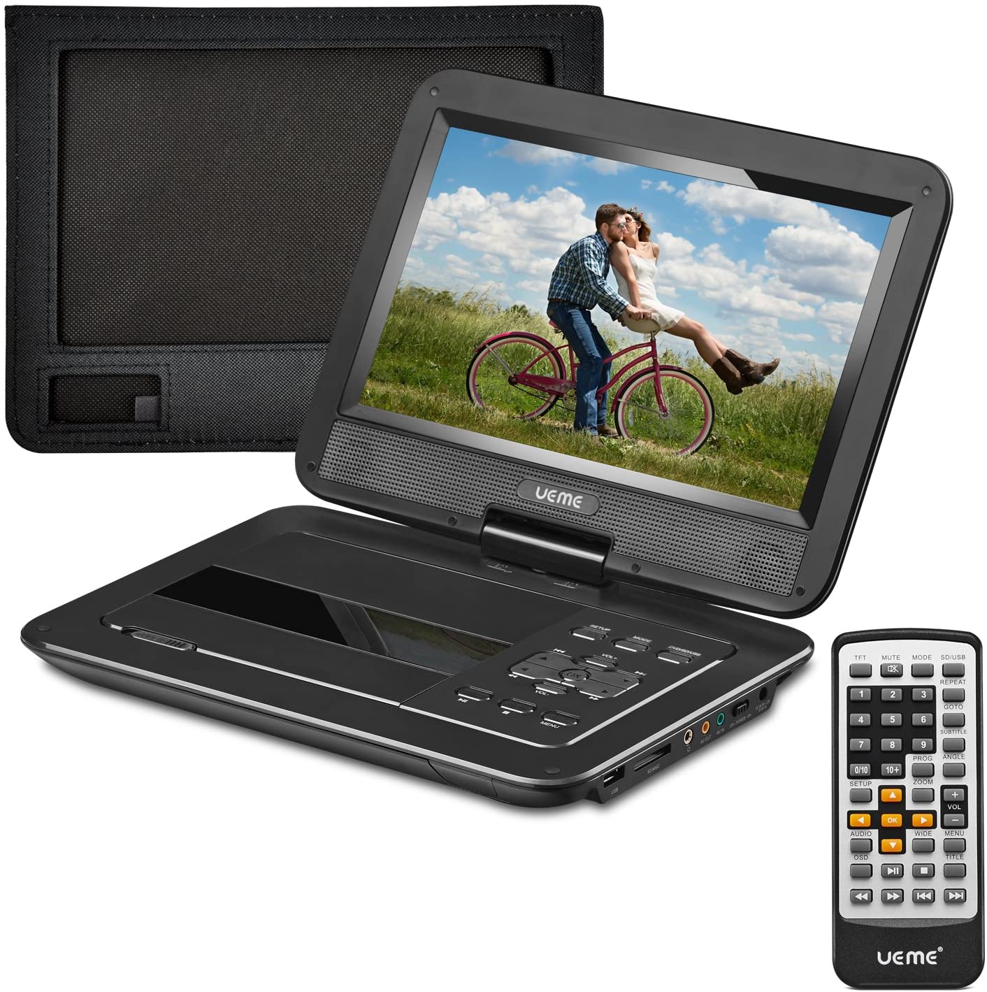 Portable DVD Player with 10.1 Inches Screen InewTeck