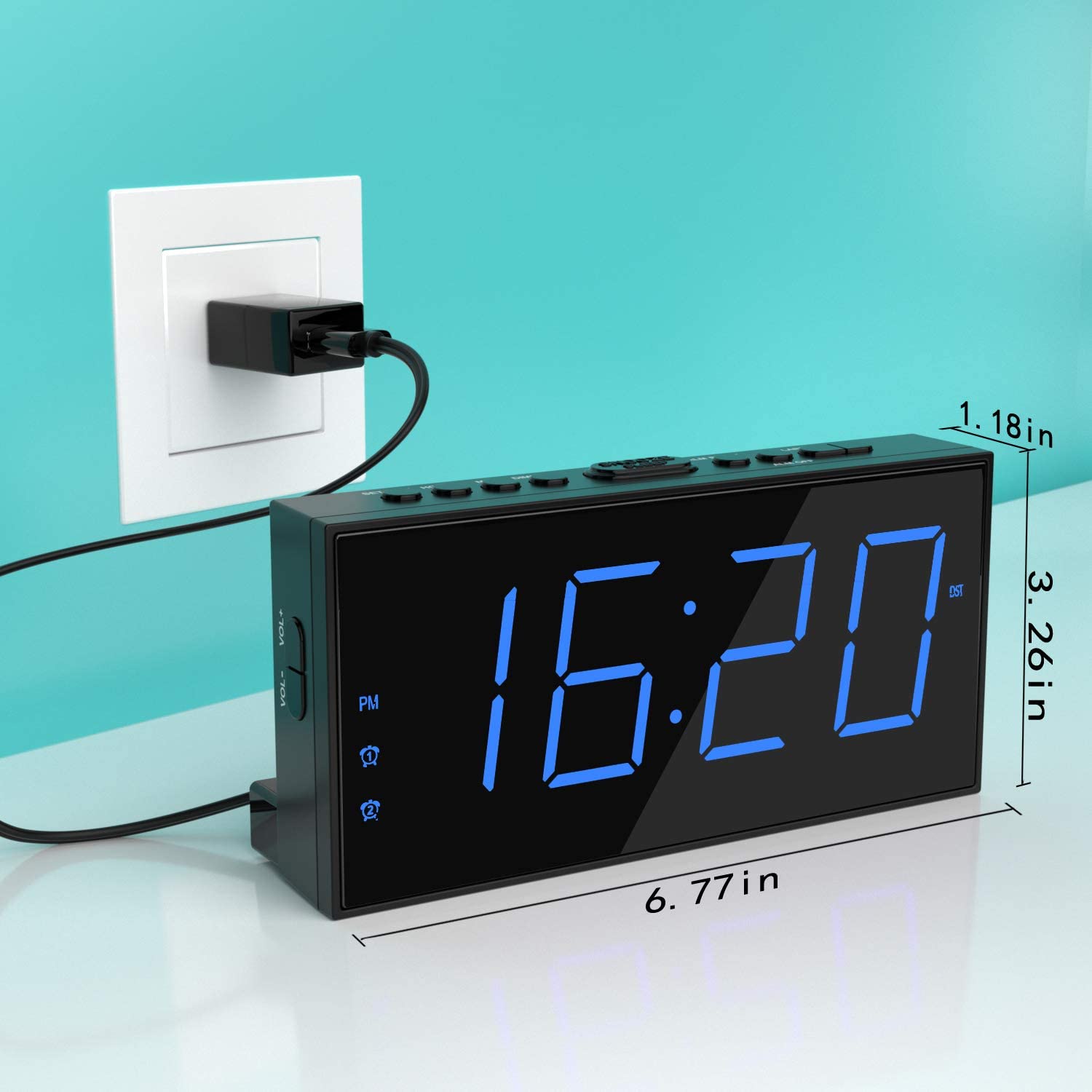 gentle alarm clock for heavy sleeper